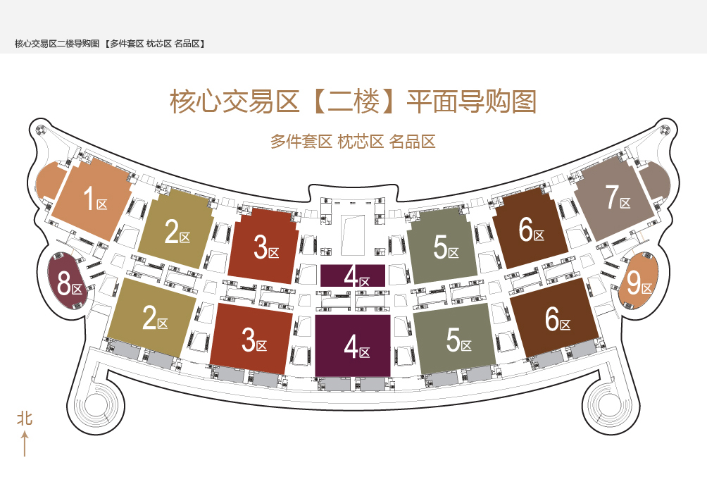 疊石橋家紡城核心交易區(qū)一樓平面導(dǎo)購(gòu)圖